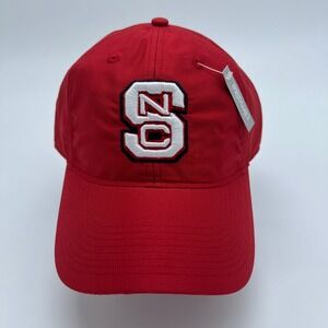 NCSU Wolfpack Adidas Climalite Red‎ Adjustable Baseball Cap Hat New